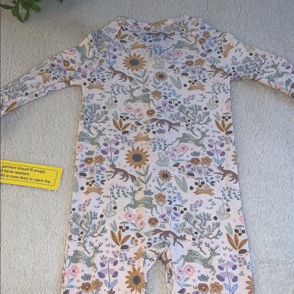 NWT Magnetic Me Floral Convertible Footie Garden of Dreams 18-24M - Picture 7 of 9